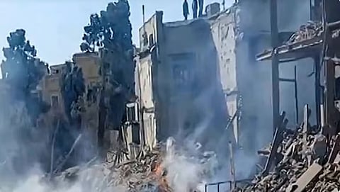 دوي انفجارات عنيفة في طهران