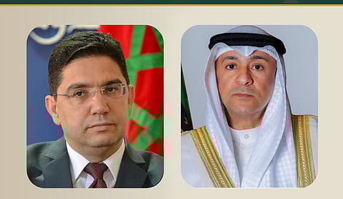 «البديوي» يبحث مع وزير الشؤون الخارجية المغربي مستجدات الأوضاع في المنطقة