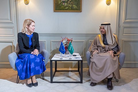 «بن فرحان» يبحث الأوضاع الإقليمية مع الممثلة العليا للاتحاد الأوروبي للشؤون الخارجية