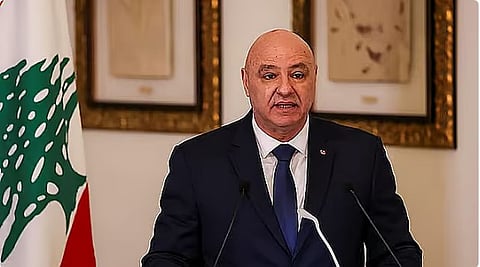 الرئيس اللبناني: وقف النار هو المدخل للمضي في المفاوضات.. ودور الجيش أساسي