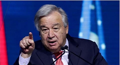 «غوتيريش»: إعلان إيران فتح مضيق هرمز خطوة في الاتجاه الصحيح