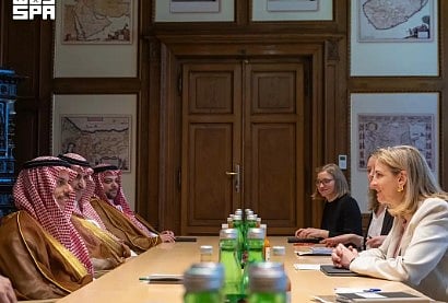وزير الخارجية يستعرض العلاقات الثنائية مع نظيرته النمساوية
