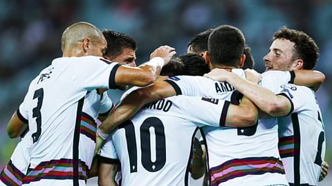 البرتغال تضرب أذربيجان بثلاثية وتتصدر مؤقتاً مجموعتها بتصفيات المونديال