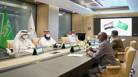 نائب وزير الصناعة يبحث تطوير التعاون بمجالات التعدين مع السودان