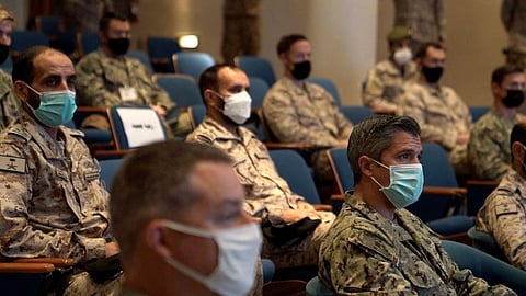 انطلاق مناورات التمرين البحري الثنائي المختلط بين البحرية السعودية والأمريكية