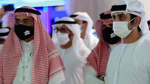 نائب حاكم دبي يزور جناح وزارة الداخلية المشارك في أسبوع جيتكس للتقنية