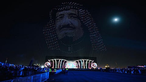 صور الملك سلمان وولي العهد تزين افتتاح موسم الرياض