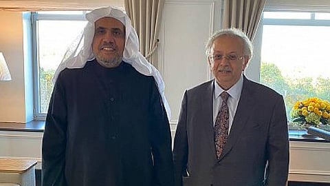 «المعلمي» والأمين العام لرابطة العالم الإسلامي يستعرضان آفاق التعاون مع الأمم المتحدة