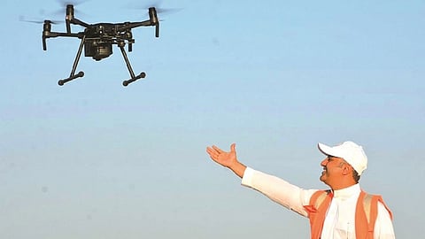 باستخدام طائرات الدرونز.. محمية الإمام تركي بن عبدالله الملكية تطلق أكبر حملة تشجير