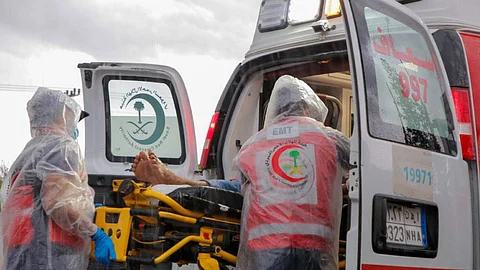 رفع جاهزية الهلال الأحمر بالطائف تزامنًا مع الحالة المطرية