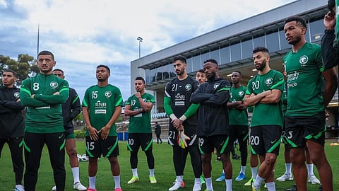 المنتخب السعودي يؤدي أول تدريباته استعدادا لمواجهة أستراليا