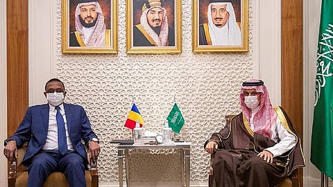 الأمير فيصل بن فرحان يستقبل وزير خارجية تشاد