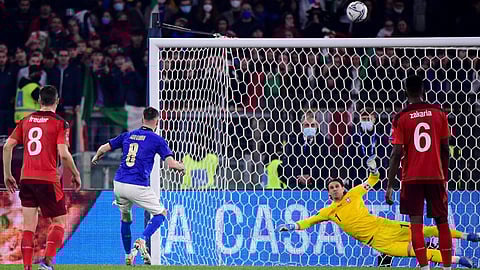 إيطاليا تتعثر أمام سويسرا في التصفيات المؤهلة لمونديال قطر 2022