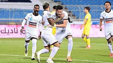 بالفيديو.. مهاجم الشباب: إن شاء الله نحتفل جميعًا بفوز الهلال