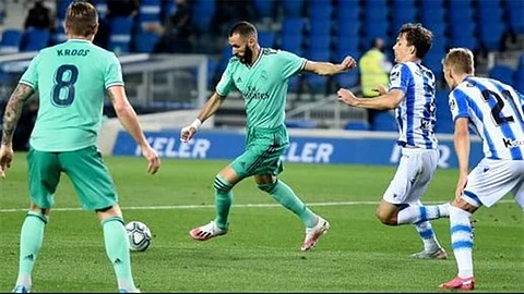 ريال مدريد يفوز على سوسيداد بهدفين نظيفين ويعزِّز صدارته للدوري الإسباني