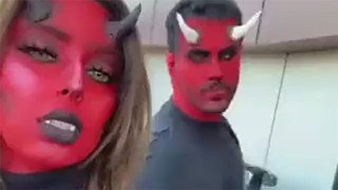 بالفيديو.. جدل حول تنكر شباب على هيئة شياطين في الكويت.. وتعليق رسمي على الواقعة