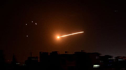 حريق في مرفأ اللاذقية السوري بعد هجوم إسرائيلي