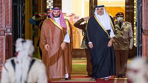 18 بندًا.. بيان سعودي - قطري لتعزيز التعاون المشترك وتأكيد تطابق وجهات نظر البلدين تجاه التحديات
