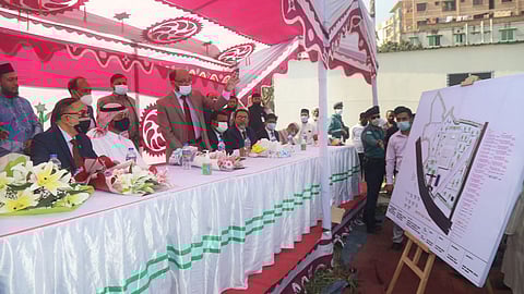 هدية من السعودية لبنجلاديش.. السفير الدحيلان يزور مقر إنشاء معهد اللغة العربية