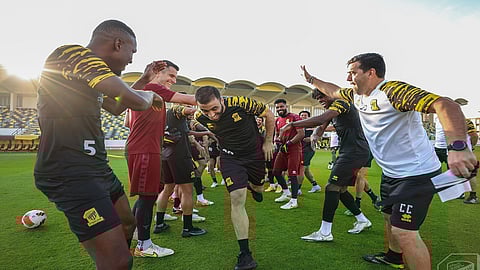 حمدالله يشارك في تدريبات الاتحاد الجماعية لأول مرة