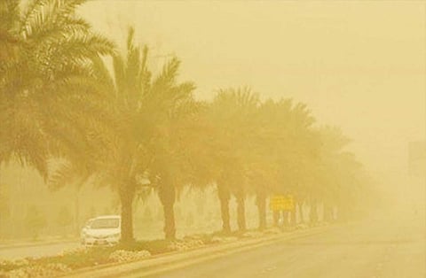 "الإنذار المبكر" يوجه تنبيهًا برياح متربة على 6 مناطق