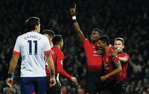 ثنائية بوجبا تقود مانشستر يونايتد لانتصار جديد بالدوري الإنجليزي