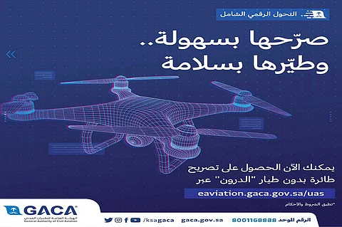 الطيران المدني يطلق خدمة إلكترونية لإصدار تصاريح "الدرونز"