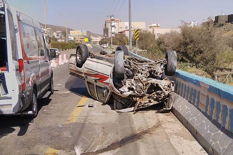 بالصور.. حادث دهس جماعي في الباحة يسفر عن 3 إصابات خطيرة