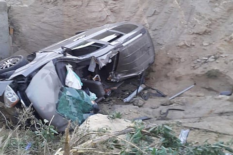 بالصور.. ثلاث إصابات في انقلاب سيارة تقودها سيدة ببلجرشي