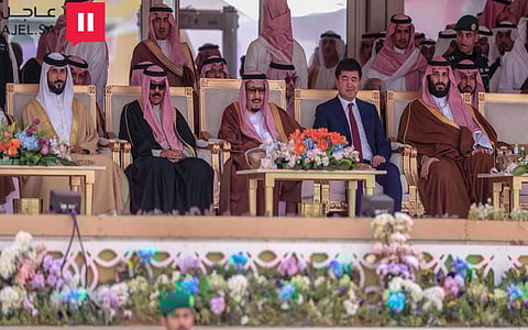 بالفيديو.. خادم الحرمين يرعى ختام مهرجان الملك عبدالعزيز للإبل