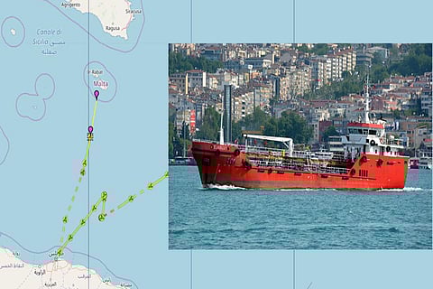 «بحرية مالطا» تسيطر على ناقلة النفط المختطفة من قبل مهاجرين