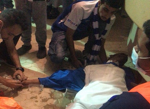الهلال الأحمر يباشر 92 حالة إسعافية بقمة النصر والهلال