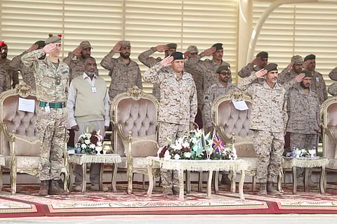 بالصور.. انطلاق مناورات التمرين السعودي البريطاني «جند الصحراء 3»