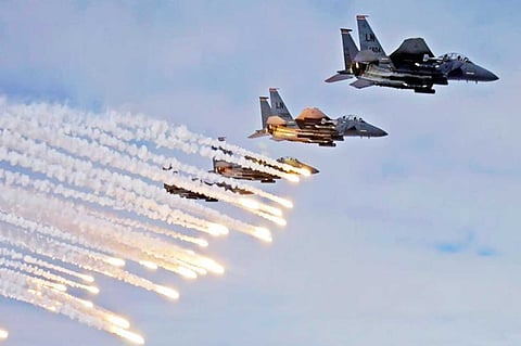 طائرات التحالف تستهدف تعزيزات حوثية في ذمار اليمنية