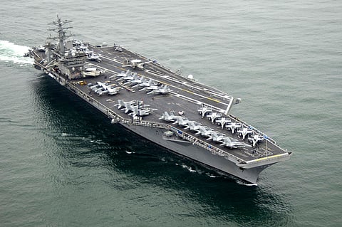 أمريكا ترد على مزاعم إيران حول التحرش بحاملة الطائرات «أيزنهاور»