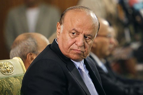 الرئيس اليمني يجدد التأكيد على تخاذل المبعوث الأممي مع الحوثيين الإرهابيين