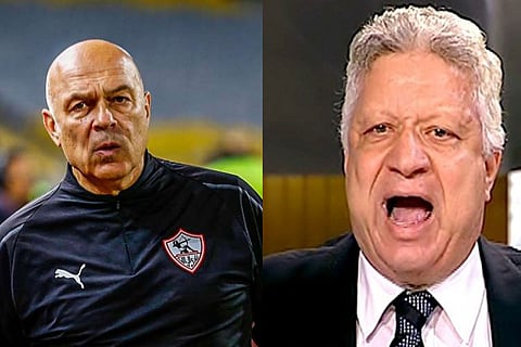 مرتضى منصور يعلن رحيل جروس.. والمدرِّب يهديه كأس الكونفدرالية الإفريقية