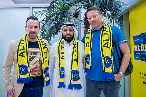 بالصور.. باولو سيرجيو في القصيم لبدء مشواره مع بطل كأس الملك