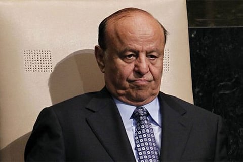 هادي يتهم المبعوث الأممي لليمن بالتماهي مع الانقلابيين الحوثيين