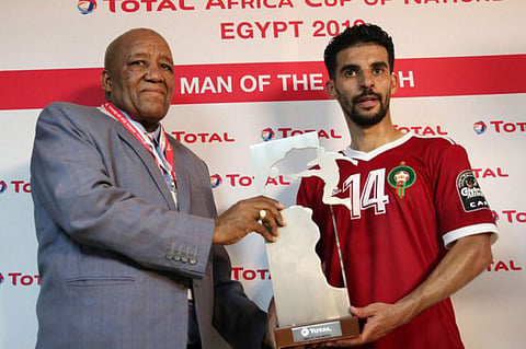 لاعب الشباب يتصدر ترتيب الأفضل في أمم إفريقيا