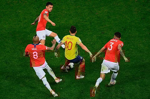 ركلات الترجيح تطيح بحلم كولومبيا وتأخذ تشيلي لمربع الذهب بكوبا أمريكا