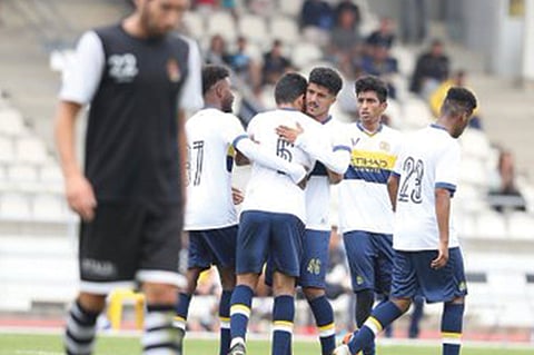 بالصور.. «العالمي» يُحقق فوزه الودي الثاني بمعسكر البرتغال