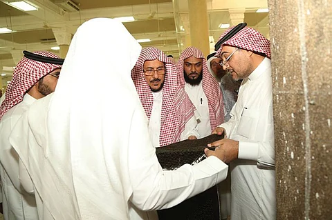 بالصور.. انتهاء ترميم الهيكل الخرساني لمسجد «الخيف» بمنى