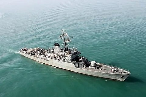 سفينة إيرانية تطلق إشارة استغاثة في بحر قزوين