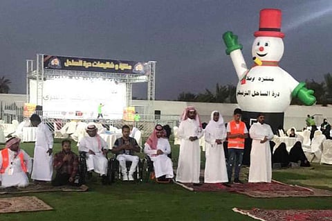 بالصور.. منسوبو «حركية» في يوم عائلي جميل بمنتزه درة الساحل بالثمامة