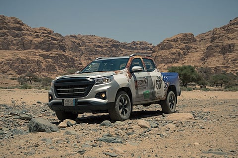 سعودي أوتو تختبر شانجان بيك أب الاختبارية