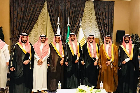 بالصور.. أبناء محمد العلي السويلم يحتفلون بزواج أخيهم «مساعد»