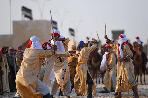 بالصور.. «جادة عكاظ» 2000 ممثل في رحلة فريدة عبر التاريخ