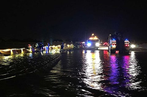 بالصور.. انتشال جثة مقيم توفي غرقًا بوادي نجران