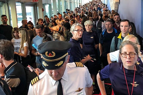 تعطُّل أنظمة إدخال بيانات المسافرين بجميع مطارات الولايات المتحدة